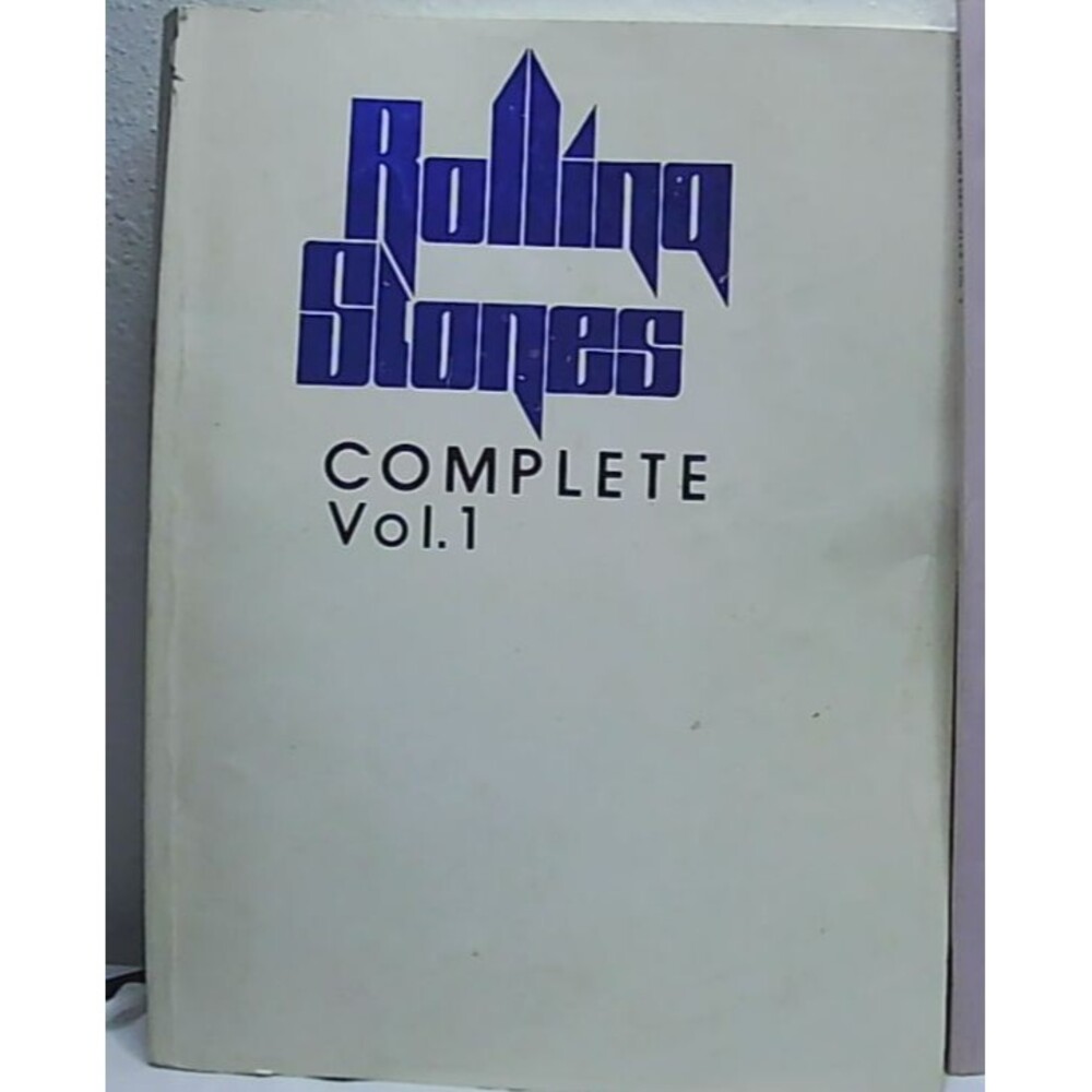 Rolling Stones Complete Vol. 1 Songbook Sheet Music 1980 Piano, Vocal, Guitar